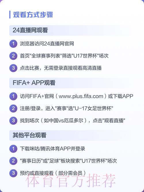 世界杯赛事在线直播观看指南入口
