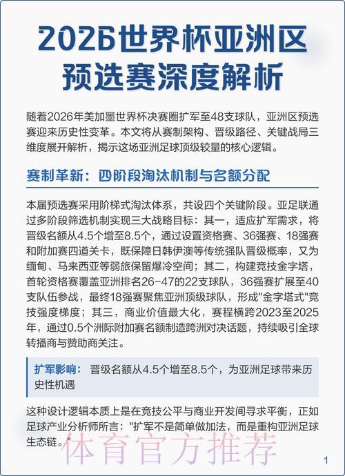 世界杯预选赛热门球队深度解析与备战建议