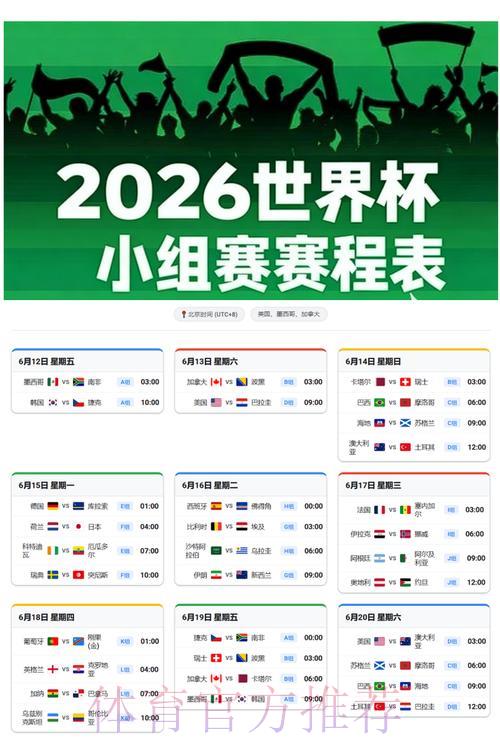 2026世界杯足球赛事完整在线观赛指南